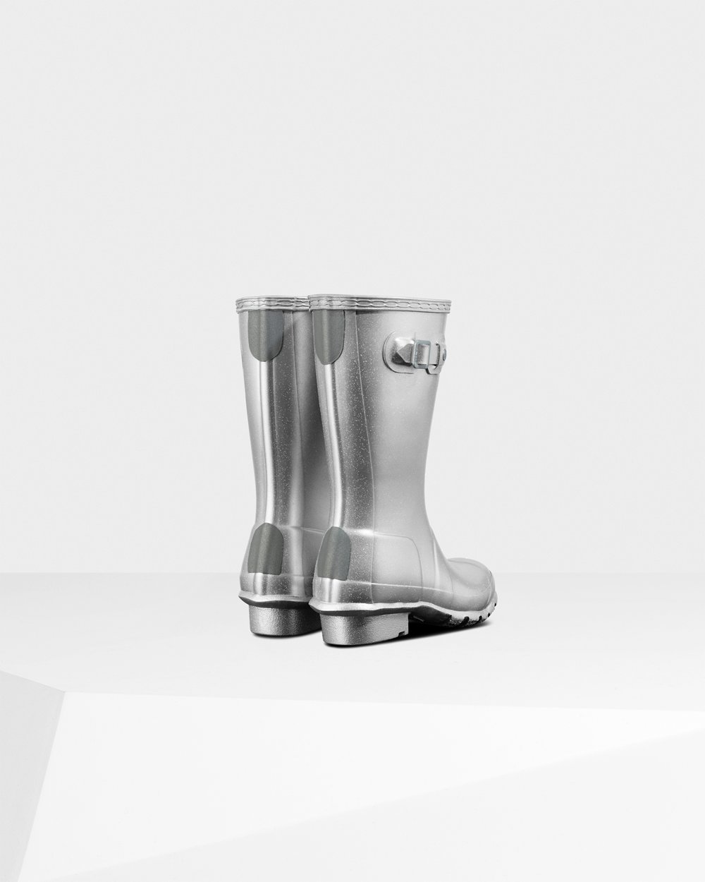 Kids Rain Boots - Hunter Original Big Cosmic (05KUBMPDX) - Silver